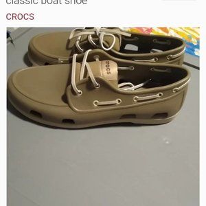 Brand New men's Crocs classic boat shoe